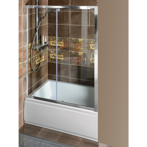 DEEP sprchové dvere posuvné 1400x1500mm, číre sklo